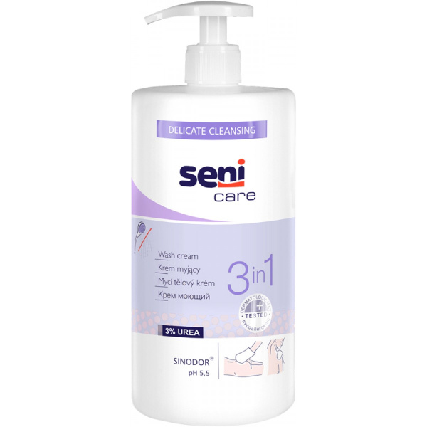 Крем для мытья и ухода за телом 3 в 1, Seni (Сени)